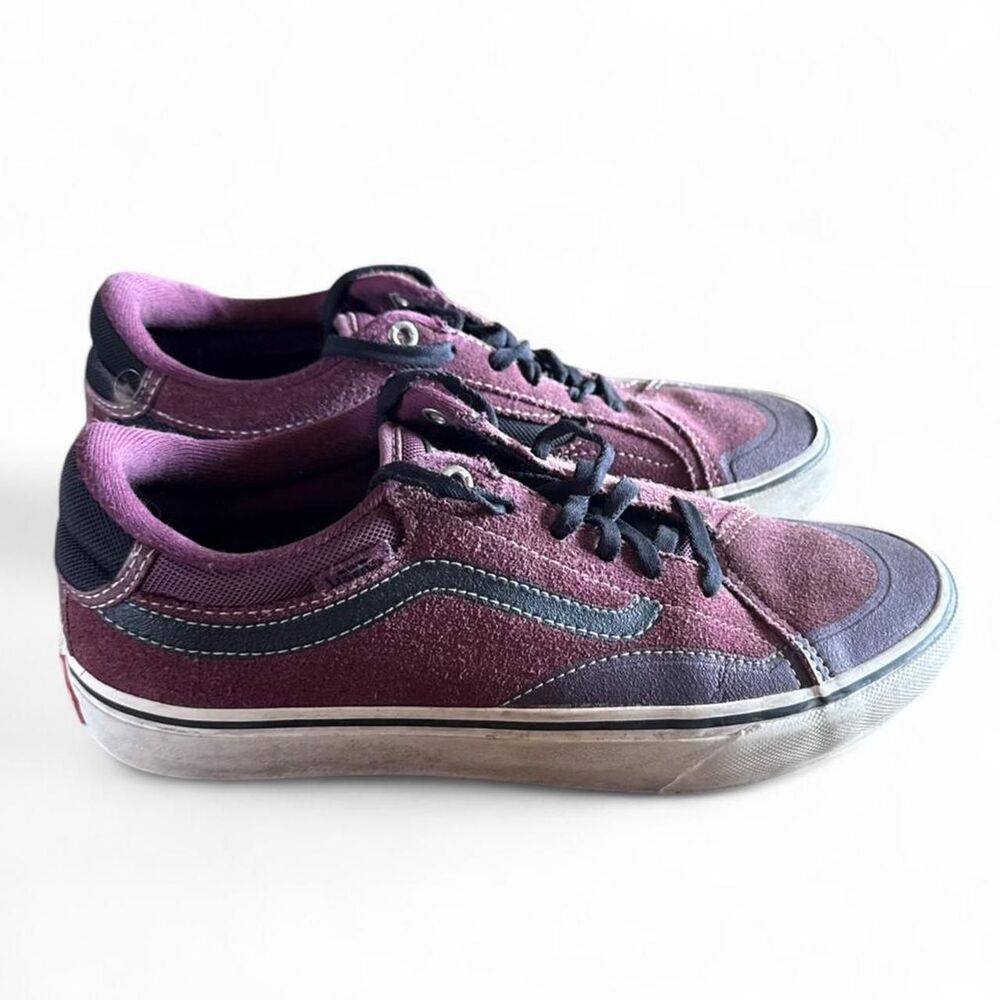 Vans kids Burgundy and Purple Trainers